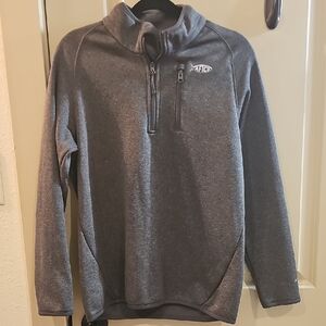 AFTCO Gray Quarter-Zip Pullover